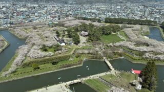 五稜郭タワーに登り函館へ：GW道南家族旅行