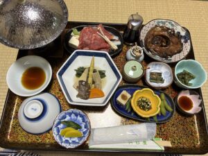 姥湯夕食