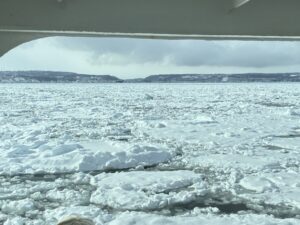 観光船氷塊