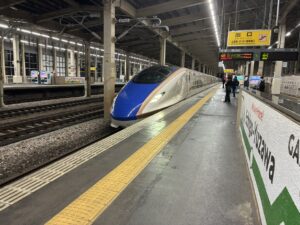 新幹線到着